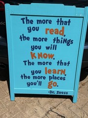 VTG Inspirational Dr Suess Education Learning Quotes Wooden Wall Panel 31″ X 41″