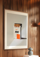 Vintage Nike Cigarette Poster, Hypebeast Decor for Sneakerhead Lovers & Fashion
