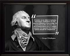 George Washington Promote As An Poster Print Picture or Framed Wall Art