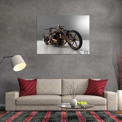 V5201 Motorcycle Chopper Decor WALL POSTER PRINT