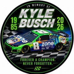 New Kyle Busch Memorial 3” HD Vinyl Sticker Racing NASCAR Tribute No 8