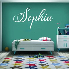 Custom Name Nursey Baby Boy Wall Decal Vinyl Sticker Bedside Decals