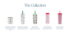 Starbucks X Roller Rabbit Collaboration Full Set Of Five 2025 Holiday Mugs Cups