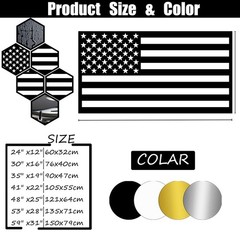 American Flag Wall Art Metal, Usa Flag Wall Decor Outdoor, Minimalist Wall Ar…