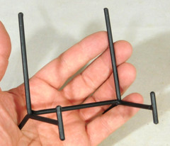Easel Display Stand Lot of FIVE Medium Size Black Metal