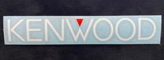 Kenwood Stereo Logo – 5.5″ Sticker Car, Laptop, Guitar Case – Pick Color