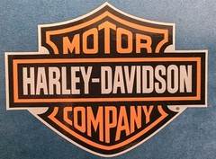 2x Harley Davidson Logo Sticker Decal 3.5″x2.5″ Made In USA