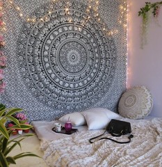 Mandala Tapestry Indian Wall Hanging Decor Bohemian Hippie Queen Twin Poster New