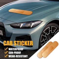 2PCS Car Bandaid Sticker Giant Bumper Large Bandage Decal Funny Automotive