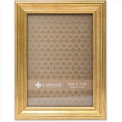 Stylish 5×7 Gold Picture Frame for Vertical or Horizontal Display – Easy Clean