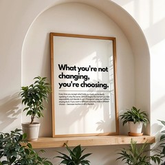 Motivational Quote Wall Art Inspirational Typography Office Decor