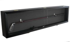 43″ Long Golf Club Display Case Cabinet Rack Ball Putter Driver Iron Shadow Box