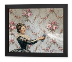 Framed 11×14 Funny Vintage Bathroom Wall Art – 100% Unique ~ TheAceCo Designs