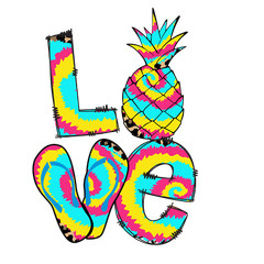 LOVE Sublimation Print Ready to Press, Heat Transfer PICK YOUR SIZE