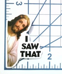 Jesus I Saw That Sticker Decal Meme Funny Christian Joke Vinyl Die Cut