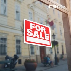 For Sale Signs for Vehicles Sticker 2pcs | Self Stick On For Sale Sign for Ca…