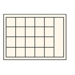 Durham Mfg 204-95-D940 Steel, 21 Compartments, 9 7/8 In D X 2 1/8 In H X 13 5/8