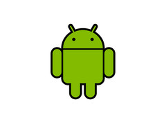 Android mascot robot vinyl sticker decal – many sizes and colors available