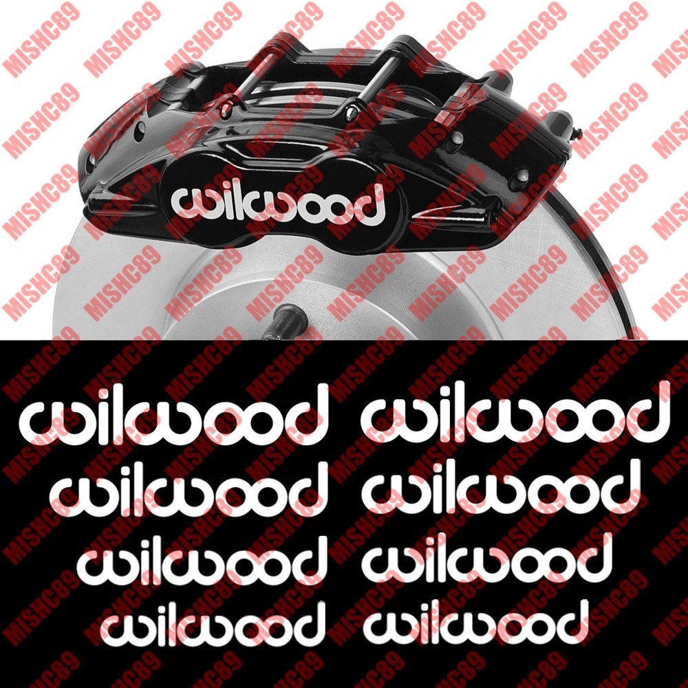 Wilwood Brake Caliper Decal Sticker Hi Temp Vinyl Decal Sticker *Fast Shipping*