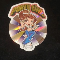 2003 Y2k Girl. ODM Brand Import Collection. vending Machine Sticker