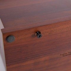 AspenStudio Handcrafted Walnut Cross Wooden Urn for Cremation Human Ashes