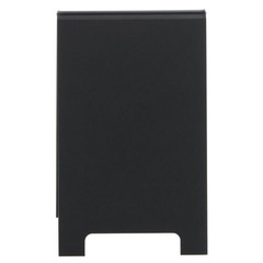 HUBERT® A-Frame Sign Holder Black Matte Plastic – 4″L x 6″H