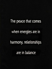 Inspirational Quote Wall Scroll Tapestry «Tranquility» Motivational Yoga Banner