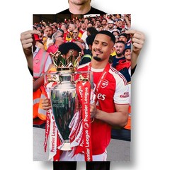 William Saliba English Soccer Tournament Champ – Arsenal Fans – POSTER 20″x30″