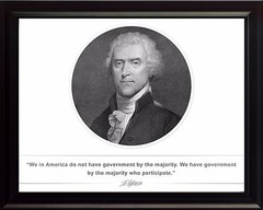 Thomas Jefferson Photo Picture, Poster or Framed Famous Quote «We in America»