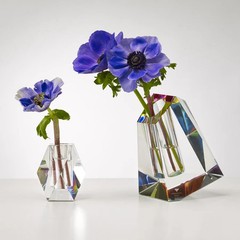 Regenbogen Irregular Vase by Fundamental Berlin–Crystal Glass – Modern Art Vase