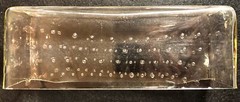 Rectangle Plate Vase Length 10” Width 3” Height 3.5” Glass Container Floral