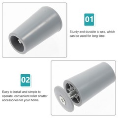8Pcs Sturdy Roller Shutter Stop Replacement Durable Plastic Aluminum Buffer Kit