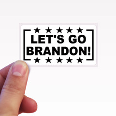 «LETS GO BRANDON» 25-250 Pack Stickers IMPEACH Anti Joe Biden Sucks Prank Gag