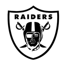 Vinyl Decal Truck Car Sticker Laptop – Football NFL Oakland Raiders