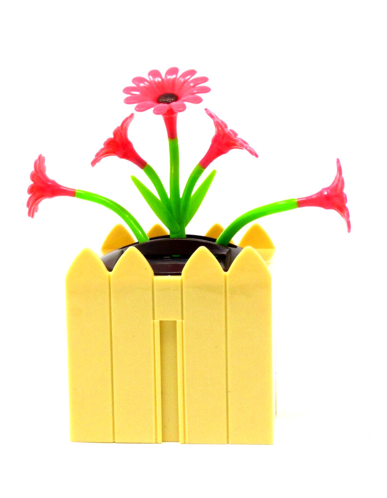 New Solar-Powered Dancing Connectables Flower with Yellow Base