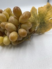 Faux Green Grapes Large Cluster Rubber Vintage