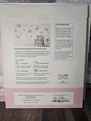 Papakit Creative Wall Decal Set Of 3, Ea 72 Watercolor Spring Floral Design NIB