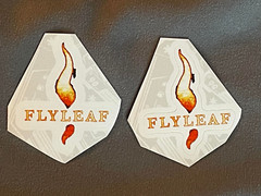 Lot (2) FLYLEAF 1 1/2″ x 1 3/4″ Band Logo STICKERS Fast! FREE SHIP! Lacey Sturm