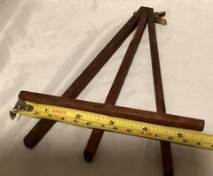 5 pieces Mini Wood Display Easel for Displaying Small Canvases, Photo (C2)