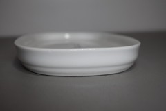 White Ceramic Oval Stuff Holder Keys Change Miscellaneous