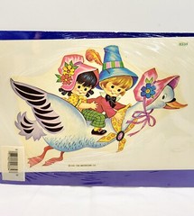 Vintage 1981 Meyercord Co. DecalArt Mother Goose Wall Art Decal