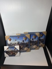 Elsker Picture Photo Frame Lot Of 4 Navy 3-8×10 1-4×6 New