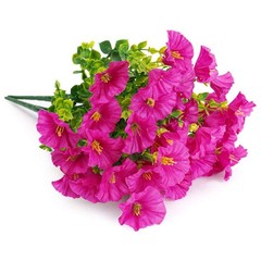 2-10 Bundles Artificial Flower Outdoor indoor UV Resistant Fake Flowers Plant