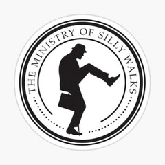 Monty Python & the Holy Grail, The Ministry of Silly Walks Vinyl Die Cut Sticker