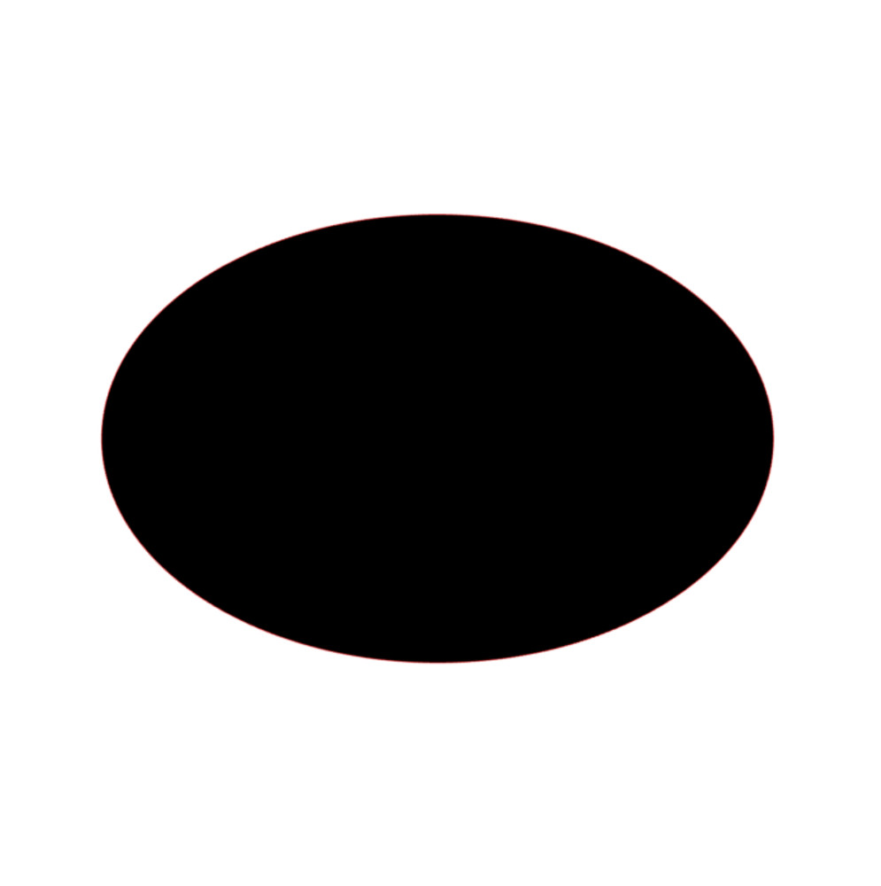 Oval Shape Sticker PICK SIZE COLOR Vinyl Die-Cut Decal Ellipse Car Bumper Window