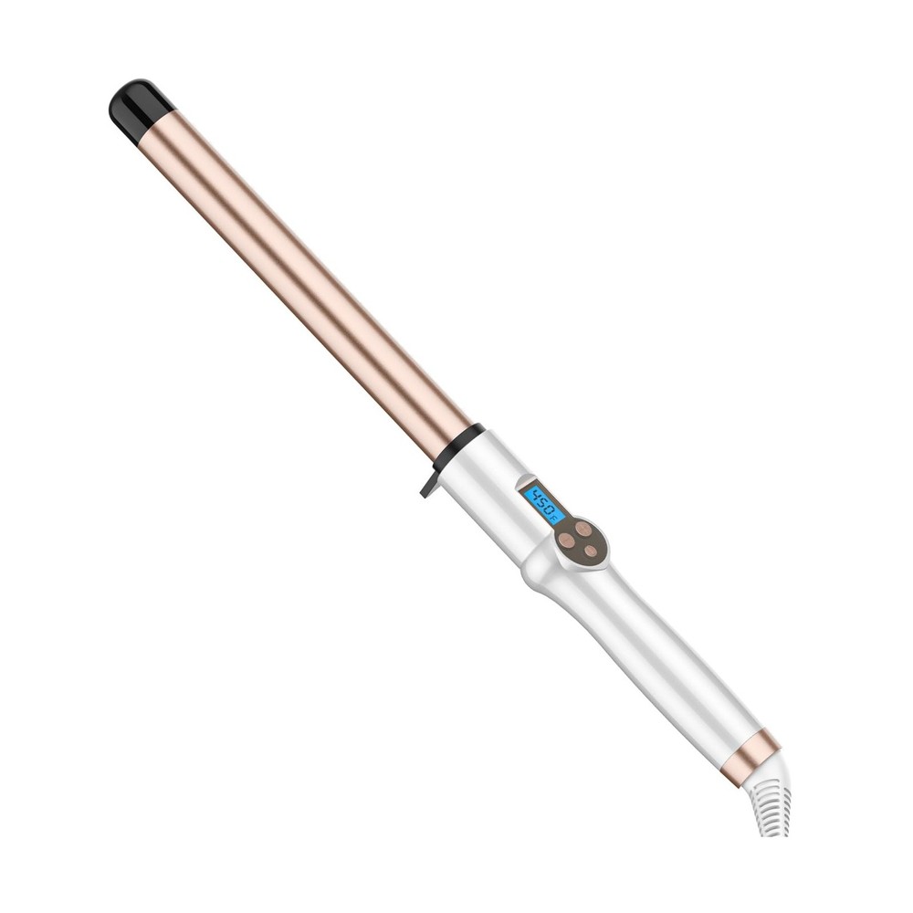 1 Inch Extra Long Barrel Curling Wand, Ceramic Tourmaline Curling W… Fast Ship