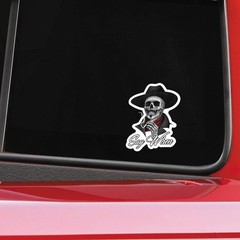 Say When Doc Holiday Sticker Decal Skeleton Skull Tombstone Quote 2 Clear
