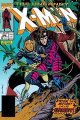 Uncanny X-Men Issue 266 Comic Book Gambit Origin Poster print 16″x24 wall art