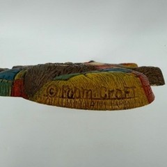 Vintage 1979 Foam Craft Patchwork Teddy Bear Wall Hanging Plaque Retro Decor