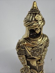Authentic Turkish Golden Plated Muslim Ottoman Soldier Warrior Jawshan 9.25in